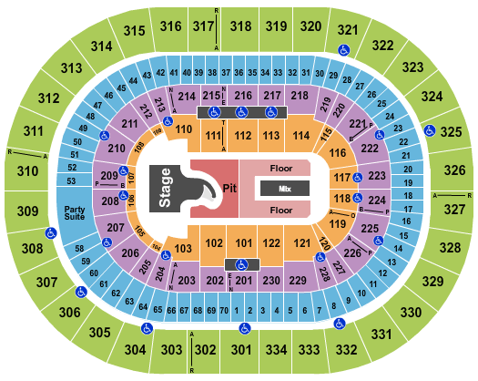 Moda Center Megan Moroney Seating Chart